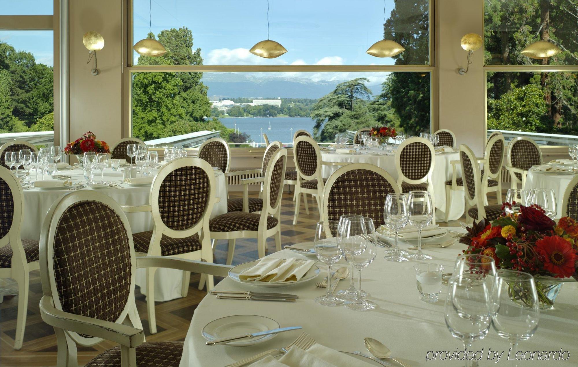 Hotel Residence Parc Des Eaux Vives Geneva Restaurant photo